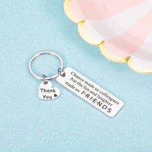 Load image into Gallery viewer, Coworker Leaving Gift Appreciation Gift for Colleague Teacher Coach Thank You Gift Going Away Gift Boss Birthday Retirement Keychain Never Forget The Difference You&#39;ve Made Mentor Leader Farewell Gift
