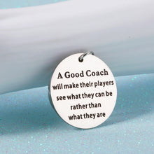 Load image into Gallery viewer, Coach Thank You Gifts Keychain for Men Women Football Soccer Basketball Coach Appreciation Retirement Gift for Teacher Him Her
