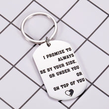 Load image into Gallery viewer, Boyfriend Girlfriend Birthday Gifts Sweet Keychain Gift for Husband Wife Wedding Anniversary Valentines Day Keyring for Hubby Fiance Fiancée Soulmate Lover Stocking Stuffer for Him Her Women Men
