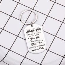 Load image into Gallery viewer, Coworker Leaving Gift Keychain for Women Men Colleague Boss Teacher Coach Appreciation Retirement Gifts for Mentor Leader Nurse Doctor Employee Gift Birthday Christmas Going Away Keyring for Her Him
