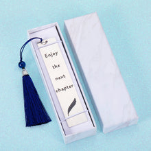 Load image into Gallery viewer, Inspirational Bookmark with Tassel 2021 Graduation Gifts for Him Her Daughter Son Boys Girls Birthday Christmas Gifts for Women Men High School Students Teacher Book Lover Bookworm Reader from Dad Mom
