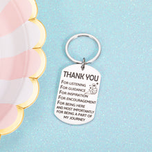 Load image into Gallery viewer, Boss Appreciation Gifts Keychain for Mentor Leader Supervisor Retirement Farewell Goodbye Going Away Gifts for Coworker Colleague Thank You Retirement Leaving Gifts for Teacher Coach Women Men
