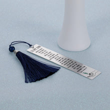 Load image into Gallery viewer, Inspirational Bookmark for Son from Mom Dad Graduation Birthday Christmas Encouragement Bookmarks with Tassel Stocking Stuffer Gifts
