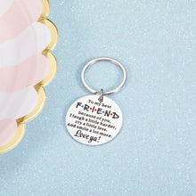 Load image into Gallery viewer, Best Friend Keychain Gifts Friend Appreciation Gifts for Women Birthday Christmas Gifts for Soul Sister Teen Girls Friendship Present Idea for Bestie BFF Coworker Roommate
