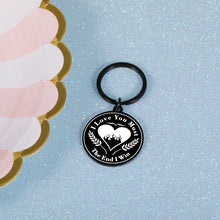 Load image into Gallery viewer, Husband Wife Anniversary Gifts Sweet Wedding Keychain Gift for Boyfriend Girlfriend Valentines Day Keyring for Hubby Fiance Fiancée Soulmate Lover Stocking Stuffer for Couple Him Her Women Men
