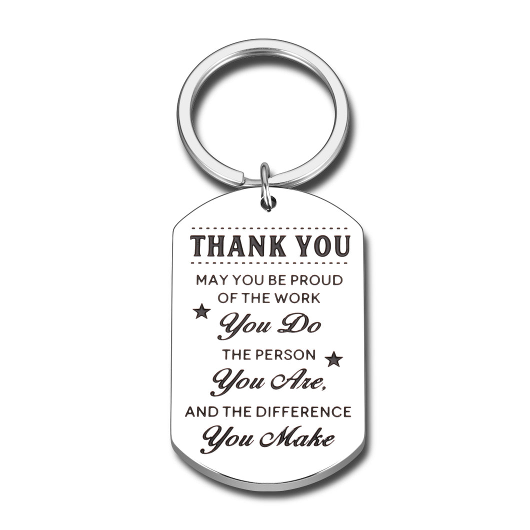 Coworker Leaving Gift Keychain for Women Men Colleague Boss Teacher Coach Appreciation Retirement Gifts for Mentor Leader Nurse Doctor Employee Gift Birthday Christmas Going Away Keyring for Her Him