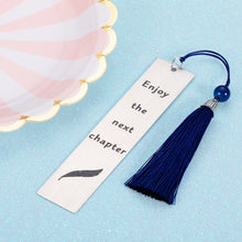 Load image into Gallery viewer, Inspirational Bookmark with Tassel 2021 Graduation Gifts for Him Her Daughter Son Boys Girls Birthday Christmas Gifts for Women Men High School Students Teacher Book Lover Bookworm Reader from Dad Mom
