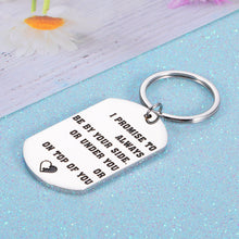 Load image into Gallery viewer, Boyfriend Girlfriend Birthday Gifts Sweet Keychain Gift for Husband Wife Wedding Anniversary Valentines Day Keyring for Hubby Fiance Fiancée Soulmate Lover Stocking Stuffer for Him Her Women Men
