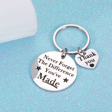 Load image into Gallery viewer, NUBARKO Coworker Leaving Gift Retirement Keychain for Women Men Colleague Boss Teacher Coach Retirement Appreciation Gifts for Mentor Leader Best Friend Birthday Christmas Going Away Keyring
