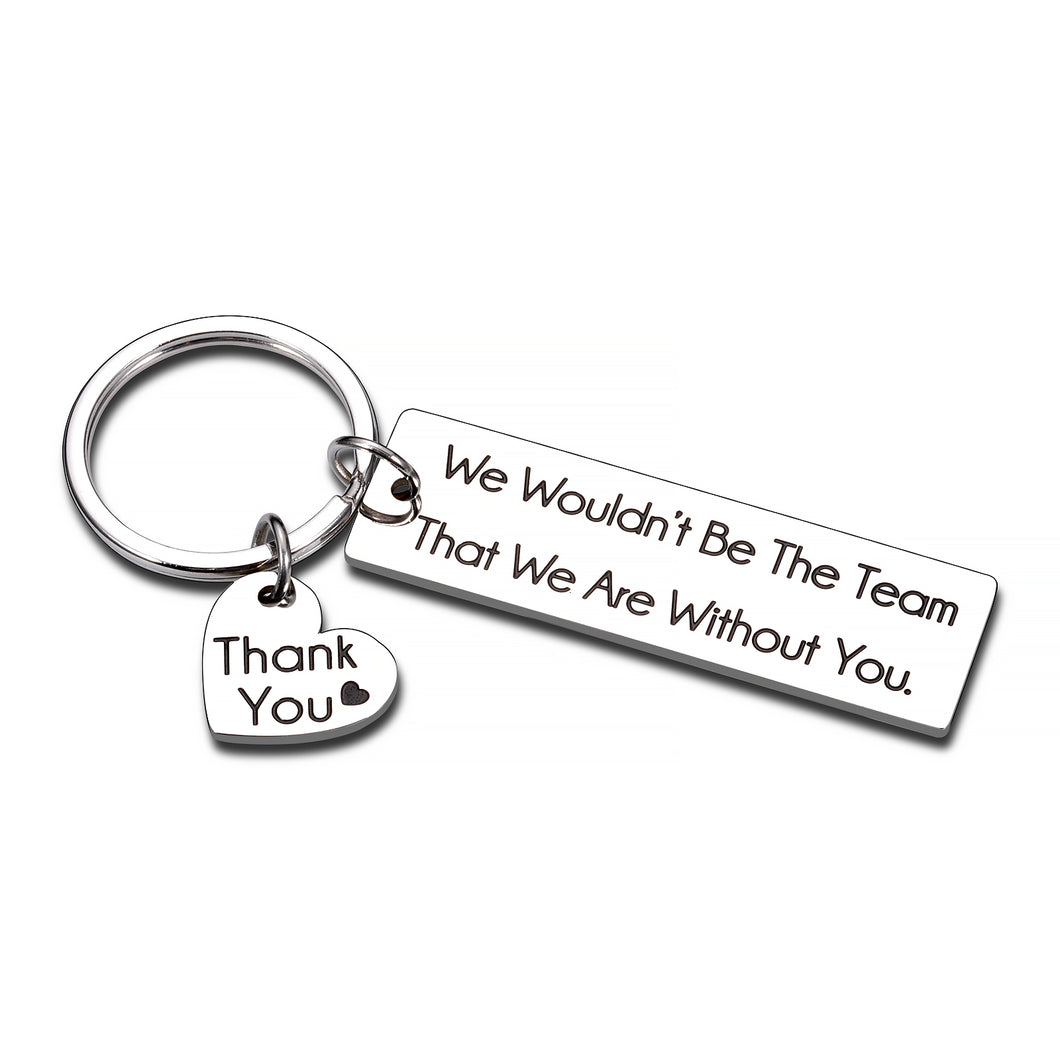 Coworker Appreciation Thank You Gift Keychain for Women Men Boss Leader Retirement Leaving Going Away Gift for Mentor Manager Employee Teacher Coach Birthday Christmas Him Her Boss Day Gift Ideas