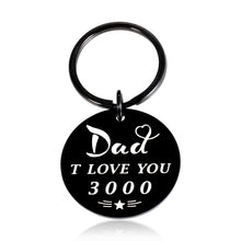 Load image into Gallery viewer, Dad Gifts from Son Daughter, Father&#39;s Day Birthday Gift Keychain for Daddy Papa Father-in-law, Wedding Christmas Promotion Gift for Bonus Dad Stepdad from Girls Boys, Dad I Love You Gift Farewell
