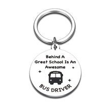 Load image into Gallery viewer, Awesome School Bus Driver Gift for Bus Drivers School Appreciation Driver Keychain from Coworker Teachers Students Graduation Birthday Chritmas School Bus Driver Gift Thank You Driver Gift
