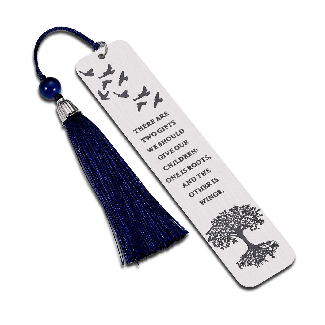 Inspirational Gift for Women Men Positive Quote Bookmark with Tassel for Son Daughter from Dad Mom Book Lovers Birthday Graduation Christmas Gifts to Him Her
