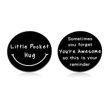 Load image into Gallery viewer, Pocket Hug Token Keepsake for Son Daughter from Mom Dad Isolation Lockdown Social Distancing Love Gift Miss You Note Double-Sided Inspirational Gifts for Him Her Birthday Christmas Gift Women Men
