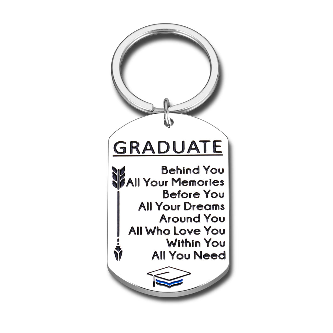 Graduation Gifts for Her Him 2021 Inspirational Keychain for Masters Nurses Students from College Medical High School Graduation Gift for Women Men Daughter Son Boys Girls from Dad Mom