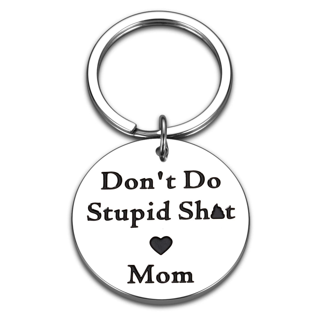 Gag Gifts for Son Daughter Boys Girls Funny Keychain Gift for Birthday Christmas Valentine's Day Graduation Gift for Woman Man Him Her Sarcasm Mother to Kid Stocking Stuffer Gift Mom to Kid Teen