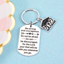 Load image into Gallery viewer, Inspirational Keychain Gift for Son Daughter Women Men Back to School Birthday Christian Bible Verse Gift for Boys Girls Student Christmas New Start Graduation Gift for Friend Classmate Teens Him Her
